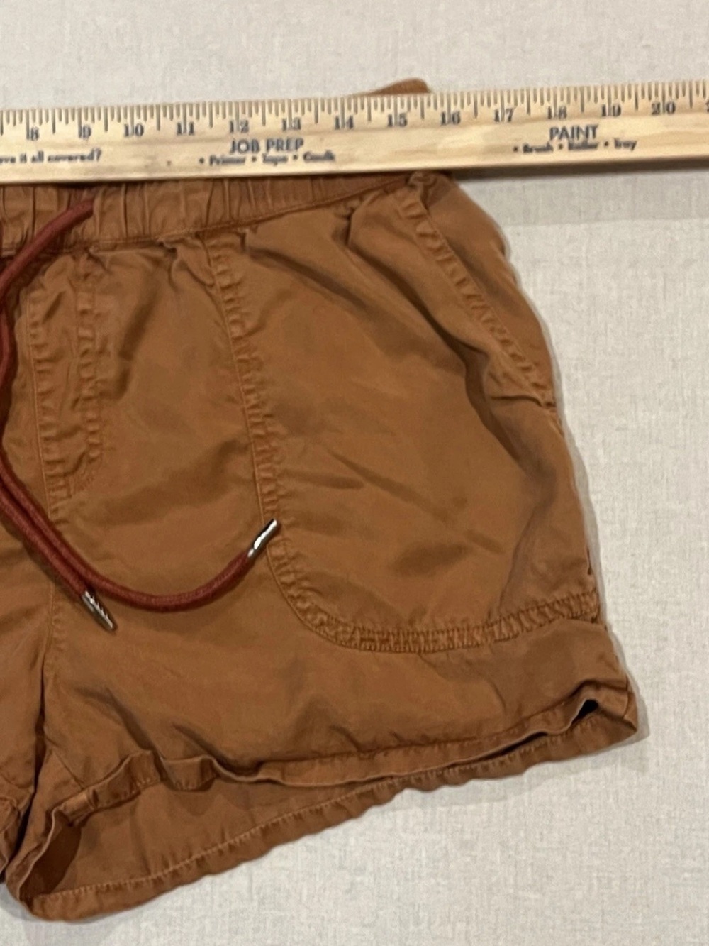 Quince Terracotta Vintage Wash Utility Shorts Women's Size Large - Picture 14 of 14